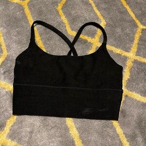Black Women's Cross-Back Bralette
